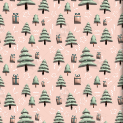 Cozy Christmas & New Year 3D Seamless Patterns