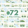 72-Page Modern Minimalist Canva Template for Etsy Listings | Brown Aesthetic