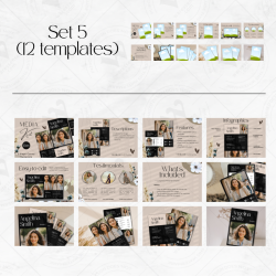 Canva Template Pack: 72 Editable Infographic Designs for Etsy Sellers