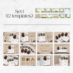 Canva Template Pack: 72 Editable Infographic Designs for Etsy Sellers