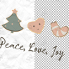 Vector illustration set features cozy and festive elements perfect for Christmas and winter