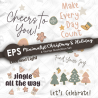 Vector illustration set features cozy and festive elements perfect for Christmas and winter