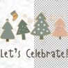 Vector illustration set features cozy and festive elements perfect for Christmas and winter