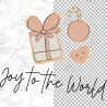 Vector illustration set features cozy and festive elements perfect for Christmas and winter