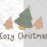 Vector illustration set features cozy and festive elements perfect for Christmas and winter