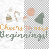 Vector illustration set features cozy and festive elements perfect for Christmas and winter