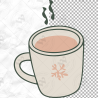 Vector illustration set features cozy and festive elements perfect for Christmas and winter