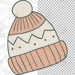 Vector illustration set features cozy and festive elements perfect for Christmas and winter