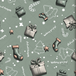 Cozy Christmas & New Year 3D Seamless Patterns