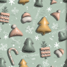 Cozy Christmas & New Year 3D Seamless Patterns