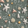 Cozy Christmas & New Year 3D Seamless Patterns