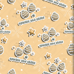 Cozy Christmas & New Year 3D Seamless Patterns