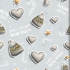 Cozy Christmas & New Year 3D Seamless Patterns