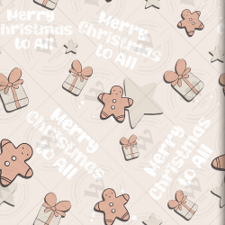 Christmas & New Year Pastel Pattern Set