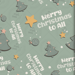 Christmas & New Year Pastel Pattern Set