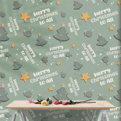 Christmas & New Year Pastel Pattern Set