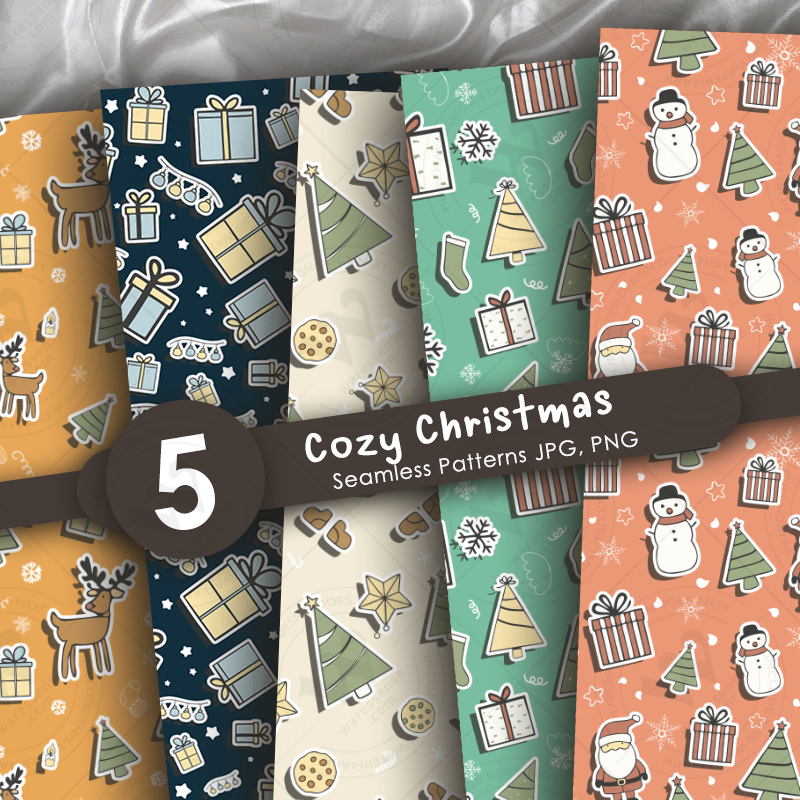 Merry & Bright Christmas Patterns – Add Holiday Magic to Your Projects!