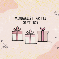 Minimalist Pastel Christmas illustration