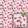 4 Tropical Seamless Patterns, Hawaiian Floral Collection ( JPG))