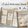 Airbnb Welcome Book Canva Template Editable Host Binder Printable House Manual Guide Vacation Rental Guest Packet