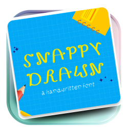 Font SnappyDrawn - A...