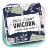 Minimalist Unicorn Clipart Pack, 15 Cute Vector Unicorns, PNG 300 DPI, SVG, AI, EPS Source Files Instant Download