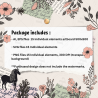 Minimalist Unicorn Clipart Pack, 15 Cute Vector Unicorns, PNG 300 DPI, SVG, AI, EPS Source Files Instant Download