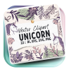 Minimalist Unicorn Clipart Pack, 22 Cute Vector Unicorns, PNG 300 DPI, SVG, AI, EPS Source Files Instant Download