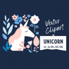 Minimalist Unicorn Clipart Pack, 15 Cute Vector Unicorns, PNG 300 DPI, SVG, AI, EPS Source Files Instant Download