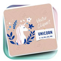 Minimalist Unicorn Clipart...