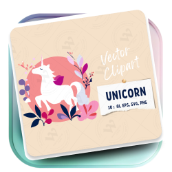 Minimalist Unicorn Clipart...