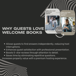 Airbnb Welcome Book Canva Template Editable Host Binder Printable House Manual Guide Vacation Rental Guest Packet