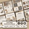Airbnb Welcome Book Canva Template Editable Host Binder Printable House Manual Guide Vacation Rental Guest Packet