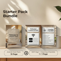 Airbnb Welcome Book Canva Template Editable Host Binder Printable House Manual Guide Vacation Rental Guest Packet