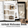 Airbnb Welcome Book Canva Template Editable Host Binder Printable House Manual Guide Vacation Rental Guest Packet