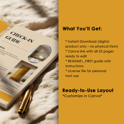 Airbnb Welcome Book Canva Template Editable Host Binder Printable House Manual Guide Vacation Rental Guest Packet