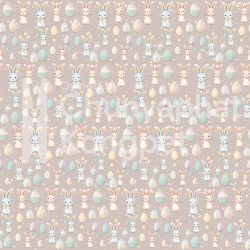 Happy Easter Seamless Pattern Set – 9 Pastel Digital Papers – Cute Bunny & Egg Patterns – 4000x4000 px, 300 DPI, PNG