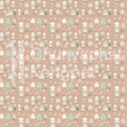 Happy Easter Seamless Pattern Set – 9 Pastel Digital Papers – Cute Bunny & Egg Patterns – 4000x4000 px, 300 DPI, PNG