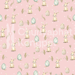 Happy Easter Seamless Pattern Set – 9 Pastel Digital Papers – Cute Bunny & Egg Patterns – 4000x4000 px, 300 DPI, PNG