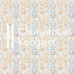 Happy Easter Seamless Pattern Set – 6 Pastel Digital Papers – Cute Bunny & Egg Patterns – 4000x4000 px, 300 DPI, PNG