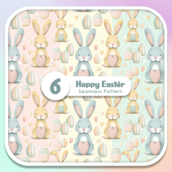Happy Easter Seamless...