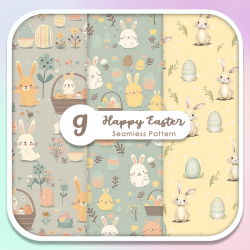 Happy Easter Seamless...