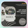 Airbnb Welcome Book Canva Template Editable Host Binder Printable House Manual Guide Vacation Rental Guest Packet