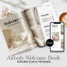 Airbnb Welcome Book Canva Template Editable Host Binder Printable House Manual Guide Vacation Rental Guest Packet