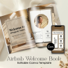 Airbnb Welcome Book Canva Template Editable Host Binder Printable House Manual Guide Vacation Rental Guest Packet
