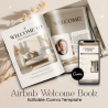 Airbnb Welcome Book Canva Template Editable Host Binder Printable House Manual Guide Vacation Rental Guest Packet