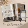 Airbnb Welcome Book Canva Template Editable Host Binder Printable House Manual Guide Vacation Rental Guest Packet