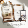 Airbnb Welcome Book Canva Template, Editable Host Binder, Printable House Manual Guide, Vacation Rental Guest Packet