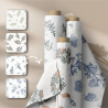 4 Minimalistic Seamless Neutral Floral Patterns (JPG)
