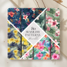 80 Tropical Floral Seamless Patterns Digital Paper Bundle 20 Sets JPG Files